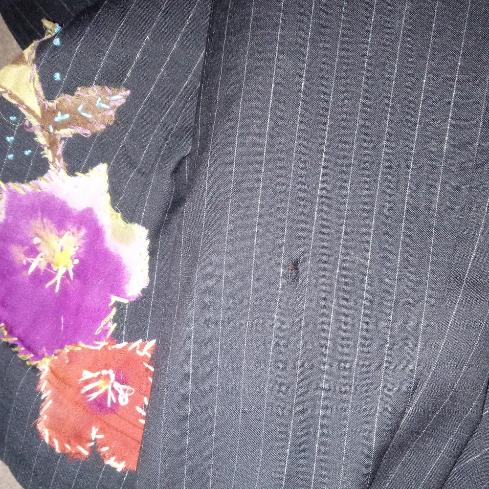 RARE size 46 US 10 Dolce & Gabbana Blazer with Floral Applique - Picture 15 of 16